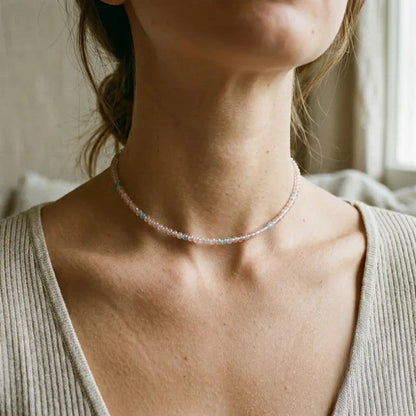 Multicolor Gemstone Beaded Necklace