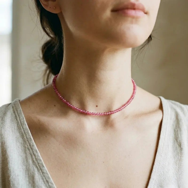 Multicolor Gemstone Beaded Necklace
