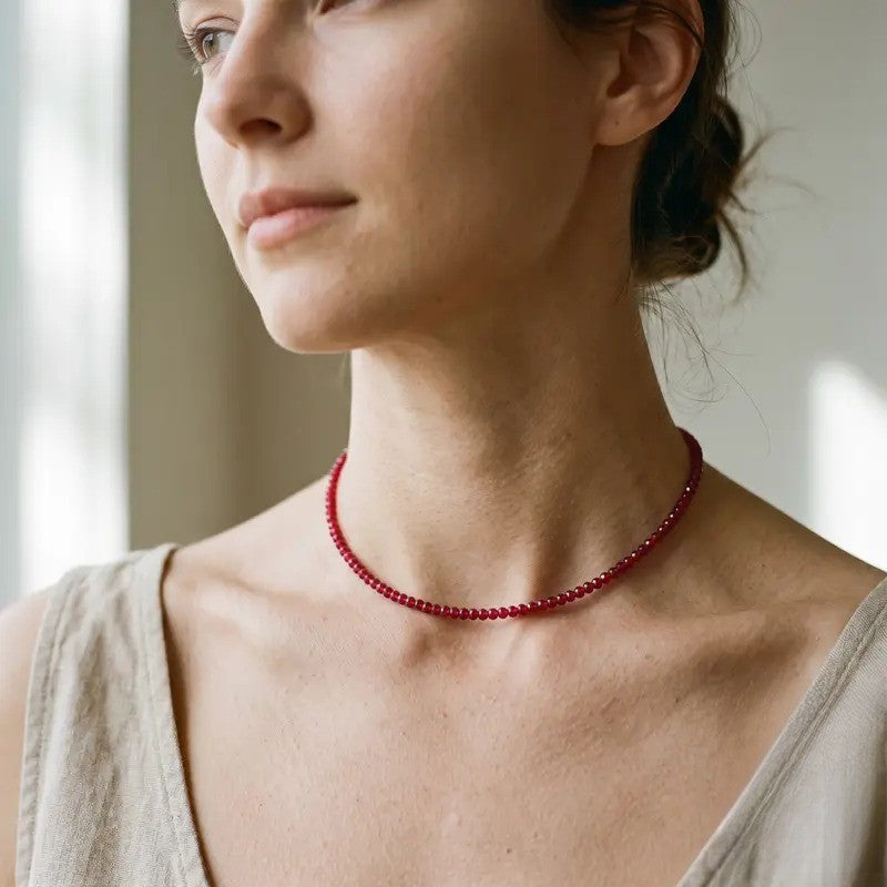 Multicolor Gemstone Beaded Necklace