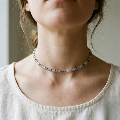 Multicolor Gemstone Beaded Necklace