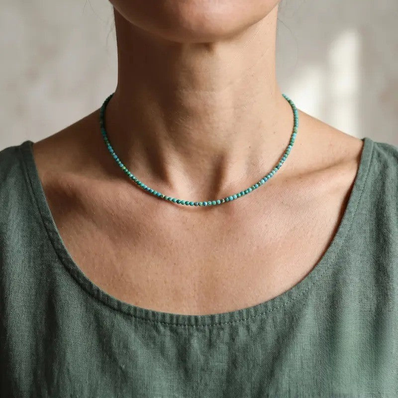 Multicolor Gemstone Beaded Necklace