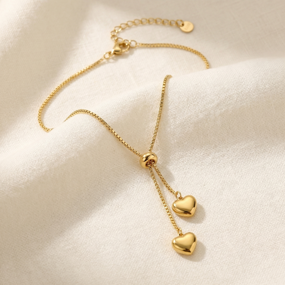 Double Heart Necklace