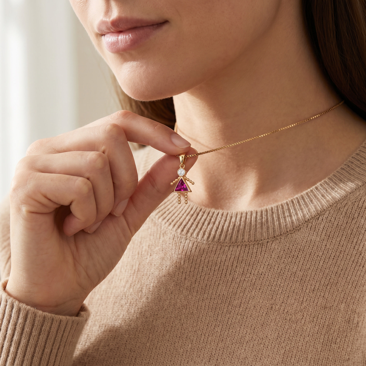 Mom's Birthstone Necklace