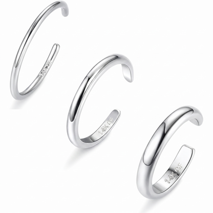 3pc Summer Toe Ring Set