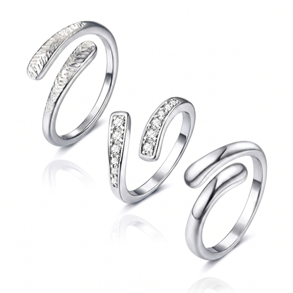 3pc Summer Toe Ring Set