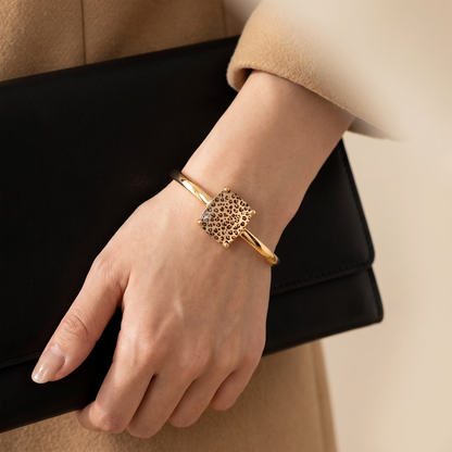 Leopard Square Bracelet