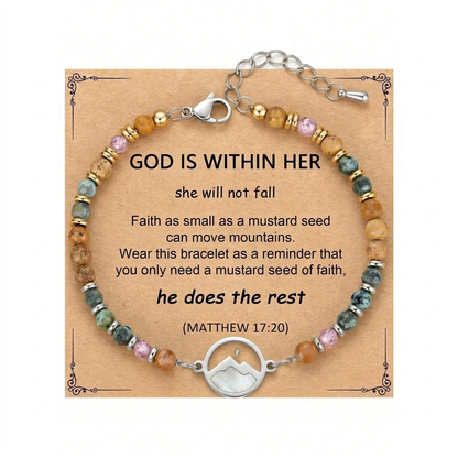 Mustard Seed Beaded Bracelet