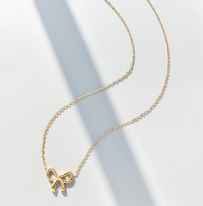 Dainty Bow Necklace