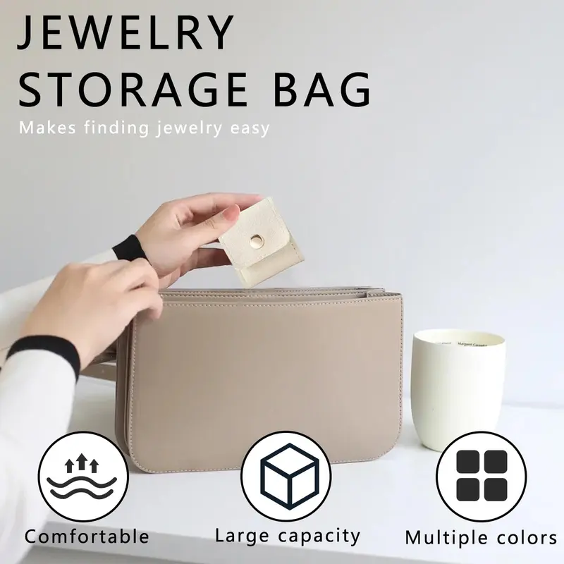3pc Mini Jewelry Bag Set