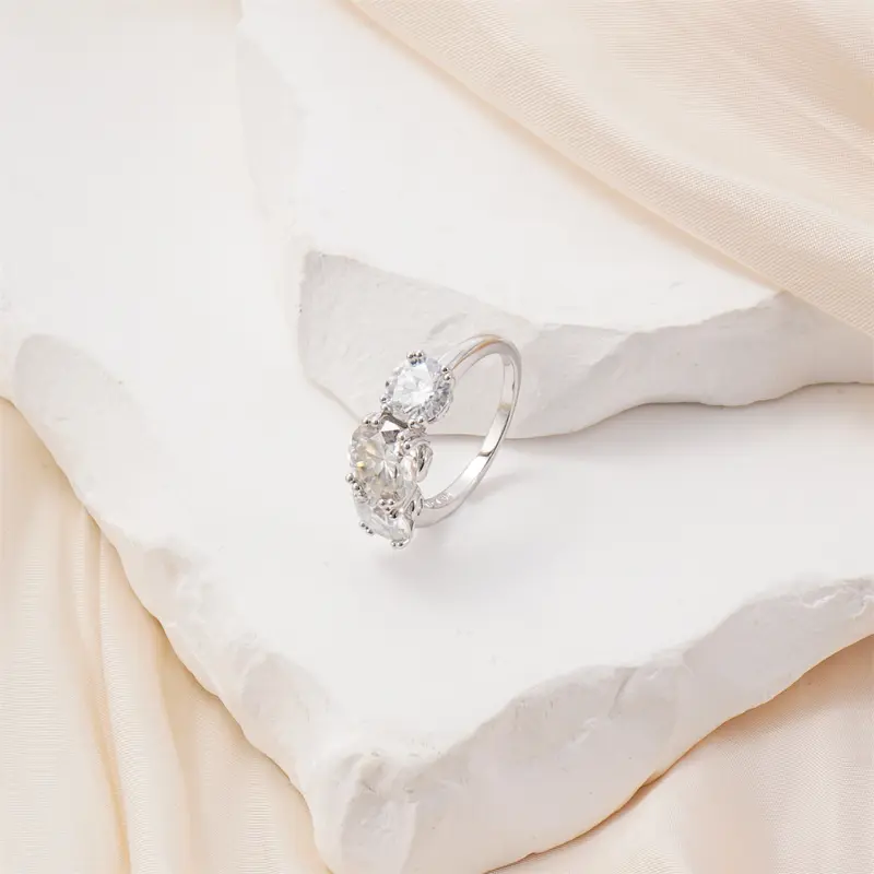 4ct Three Stone Ring