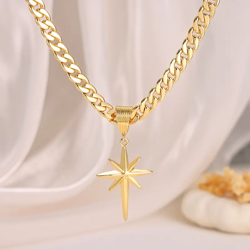 8 Pointed Star Necklace