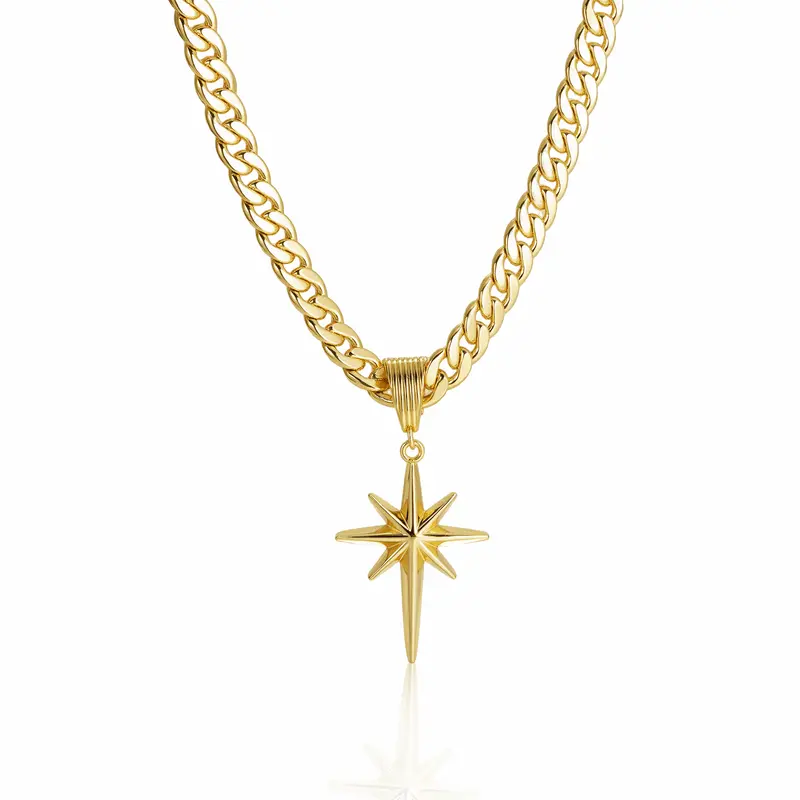 8 Pointed Star Necklace