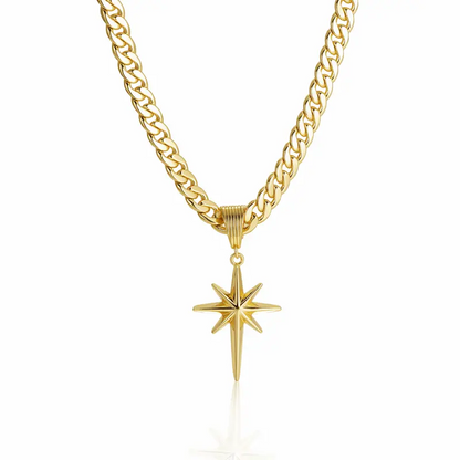 8 Pointed Star Necklace