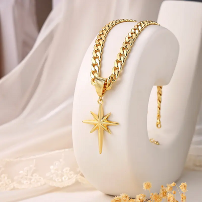 8 Pointed Star Necklace