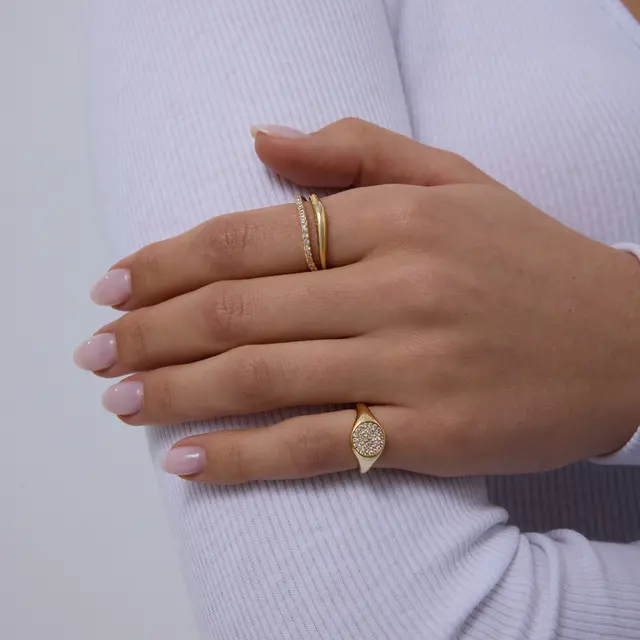 14k Signet Ring