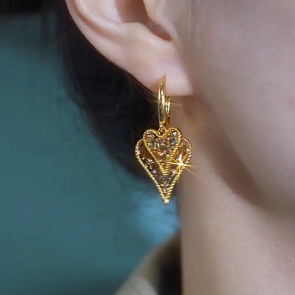 Double Heart Earrings