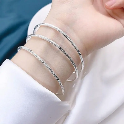 Plain Cuff Bangle Set