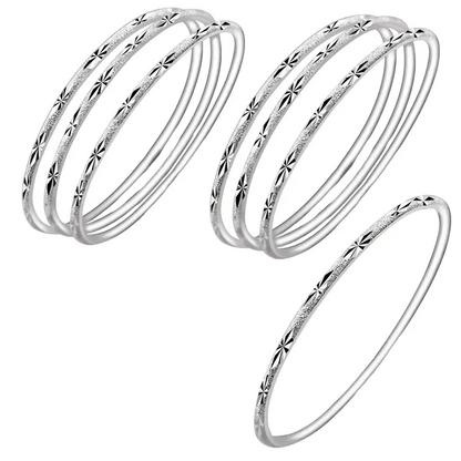 Plain Cuff Bangle Set