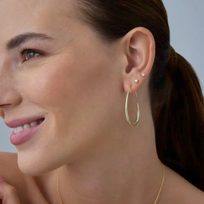 Teardrop Hoop Earring