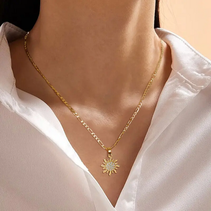 Dainty Sun Necklace