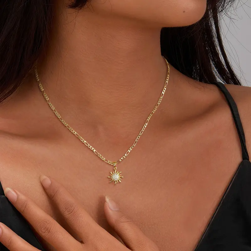 Dainty Sun Necklace