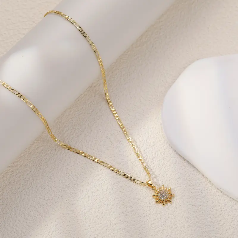 Dainty Sun Necklace