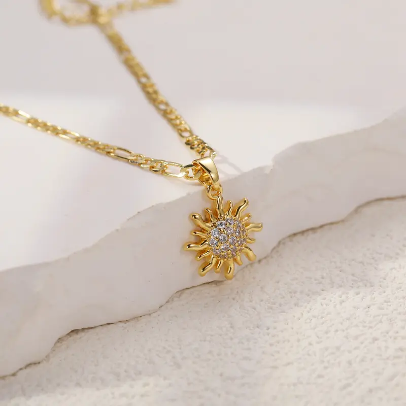 Dainty Sun Necklace
