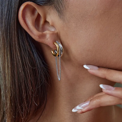 Tassel Hoop Earrings