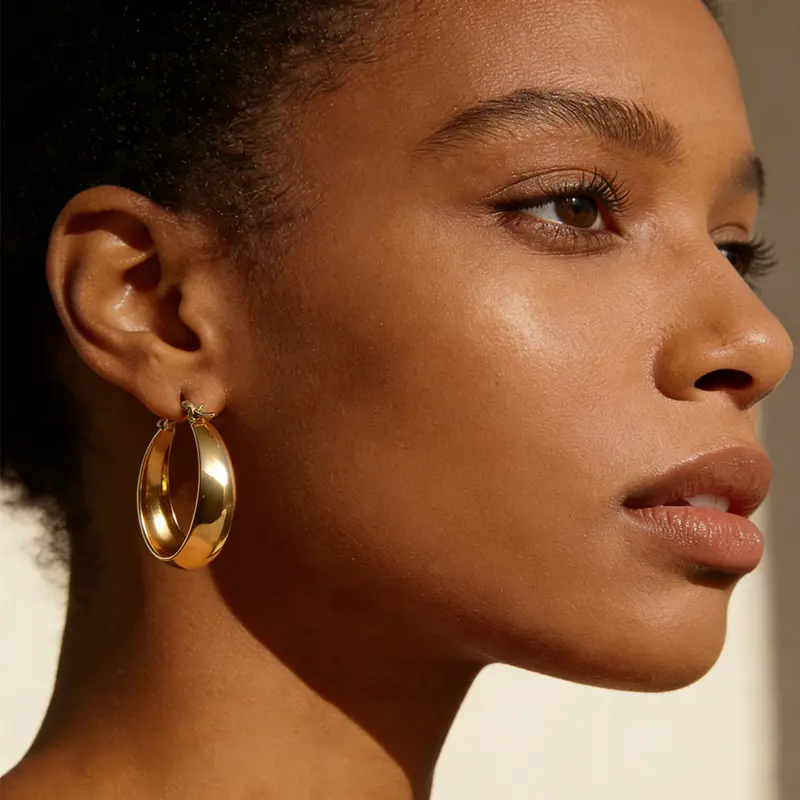 Large Hoop Earrings Classic