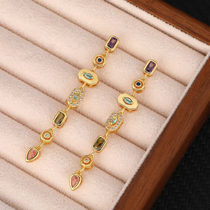 Boho Chakra Necklace & Earrings