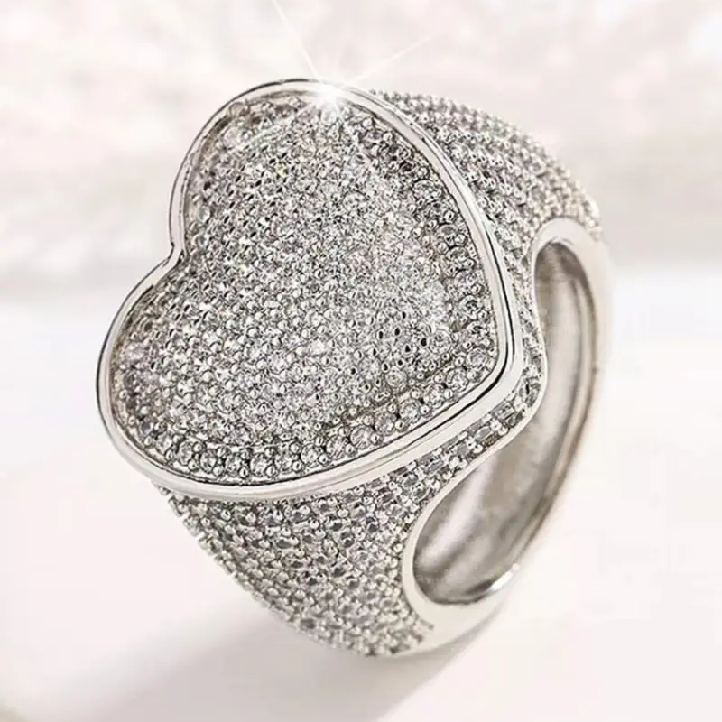 Chunky Heart Shape Ring