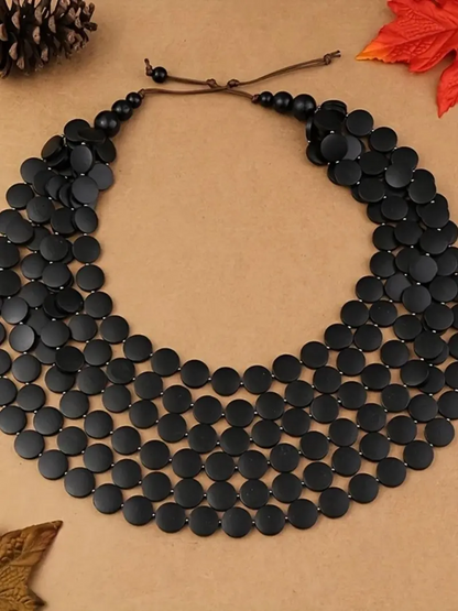 Layered Gold Circles Necklace