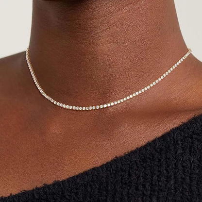 Dainty Tennis Necklace