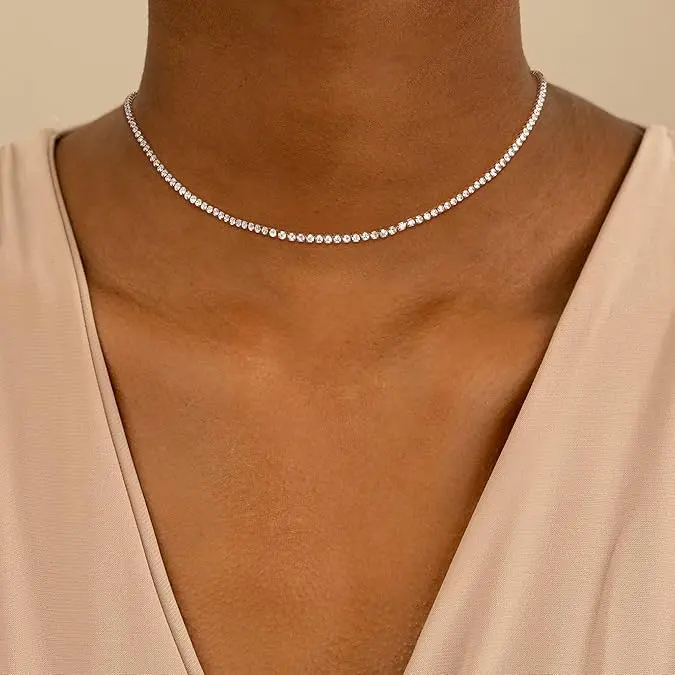 Dainty Tennis Necklace