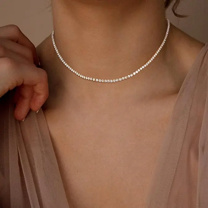 Dainty Tennis Necklace