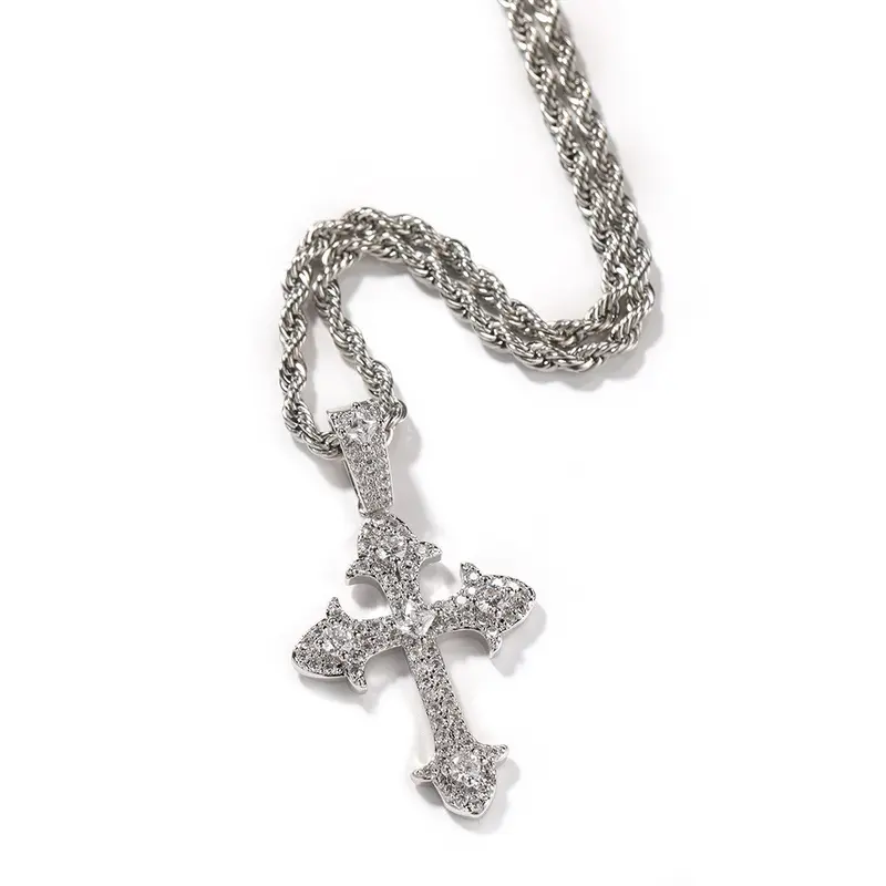 Iced Cross Necklace