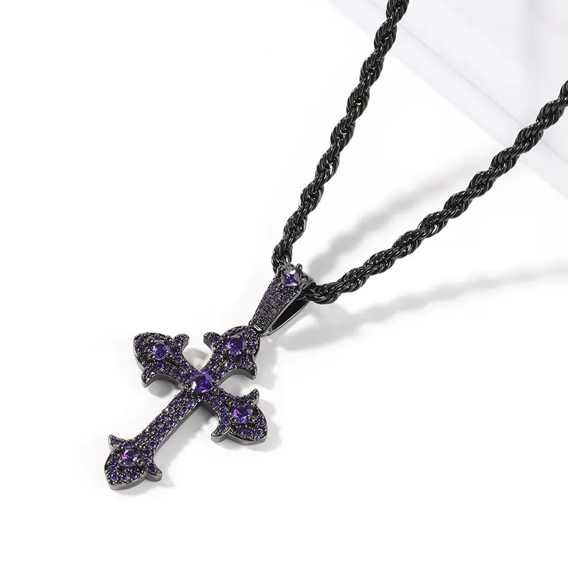 Iced Cross Necklace