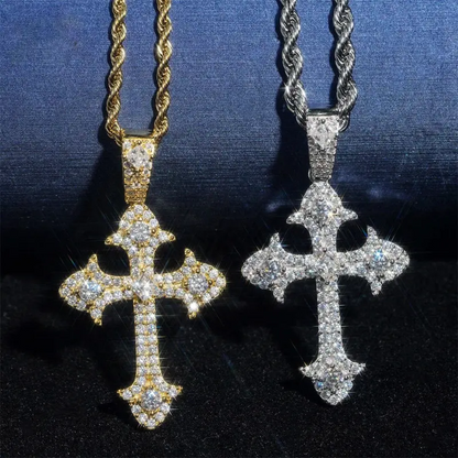 Iced Cross Necklace
