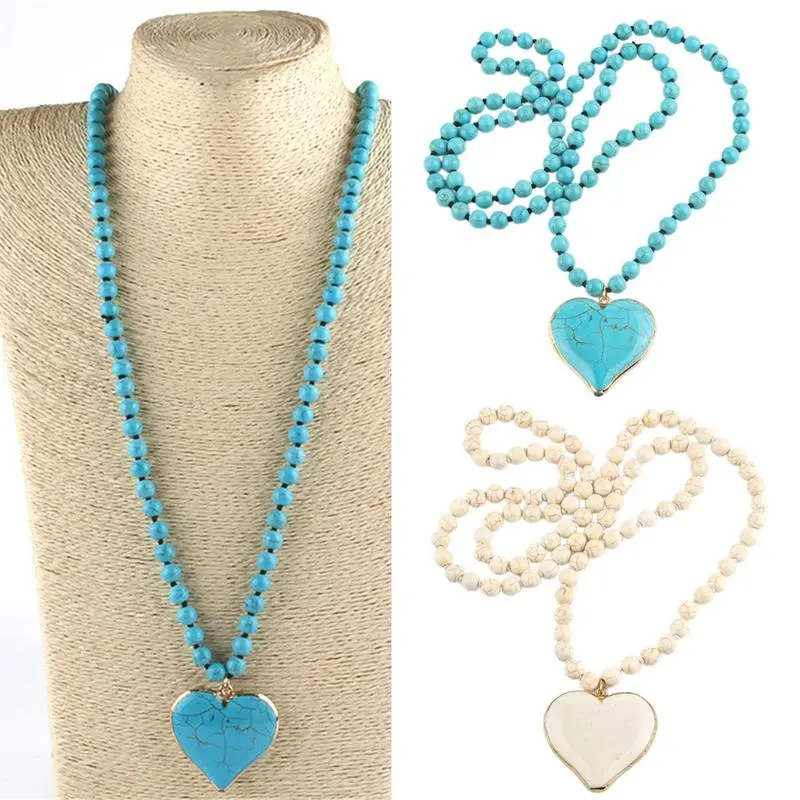 Turquoise Heart Necklace