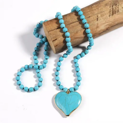 Turquoise Heart Necklace