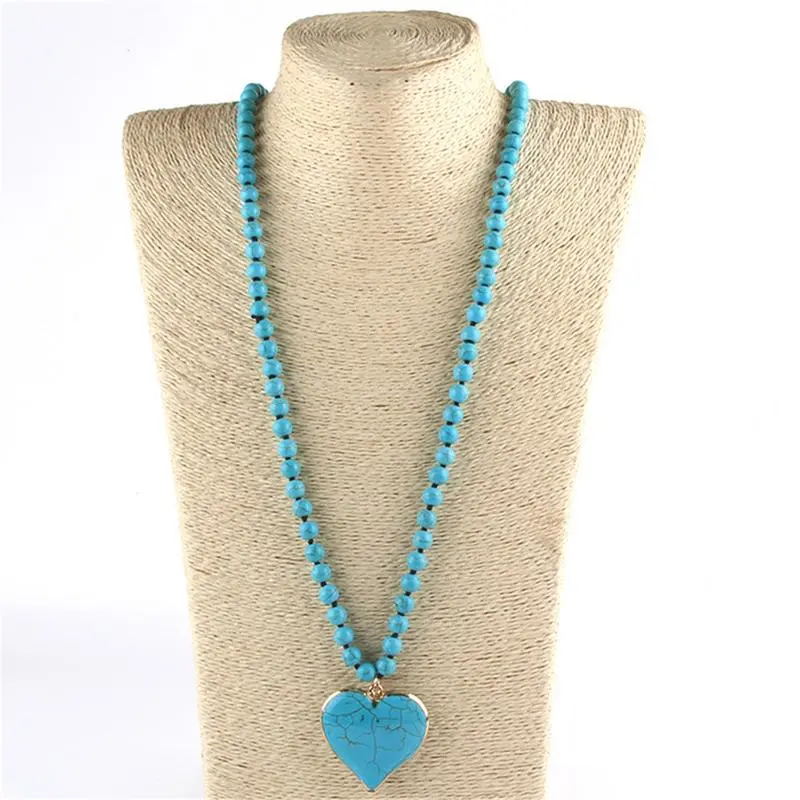 Turquoise Heart Necklace