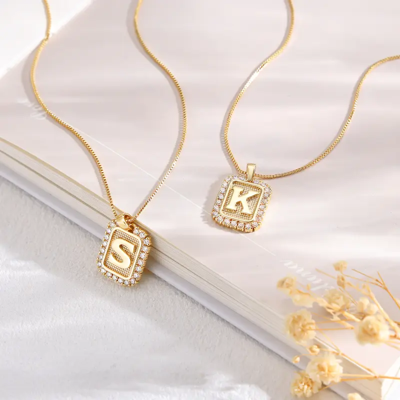 Dainty Initial Necklace
