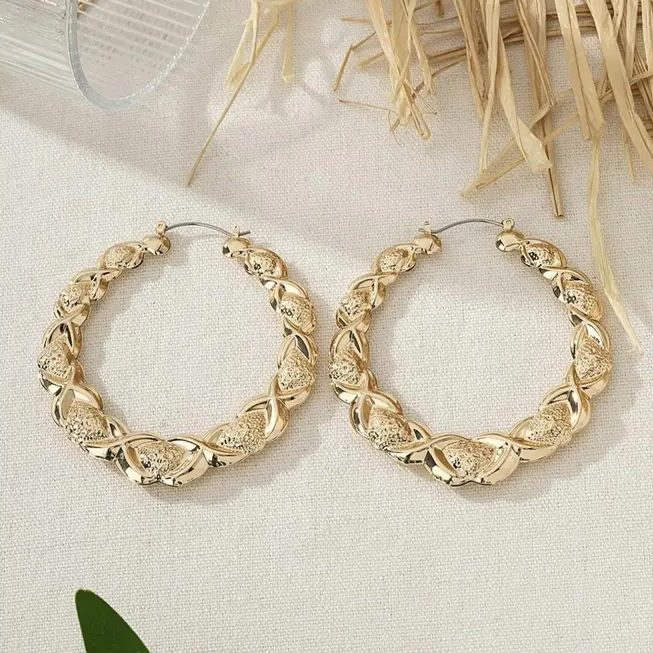 Braided Hoop Earrings
