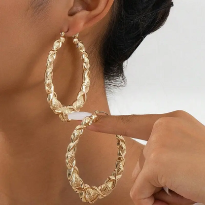 Braided Hoop Earrings