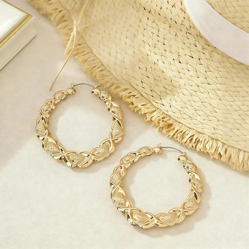 Braided Hoop Earrings