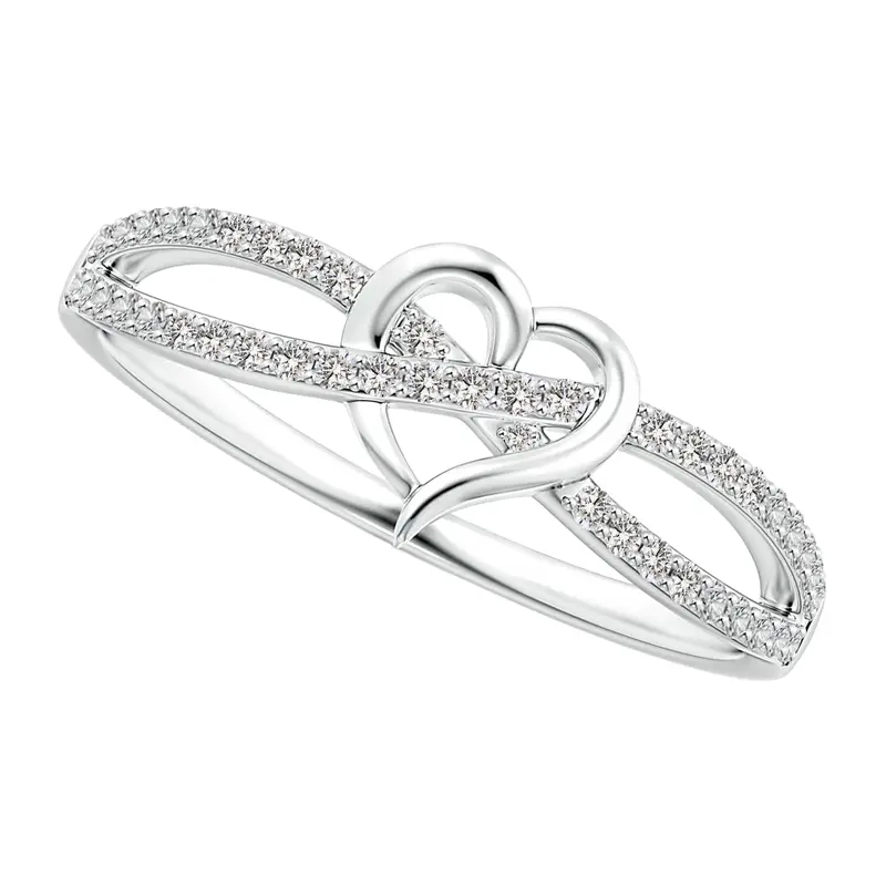 Infinity Heart Promise Ring