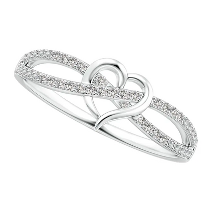 Infinity Heart Promise Ring