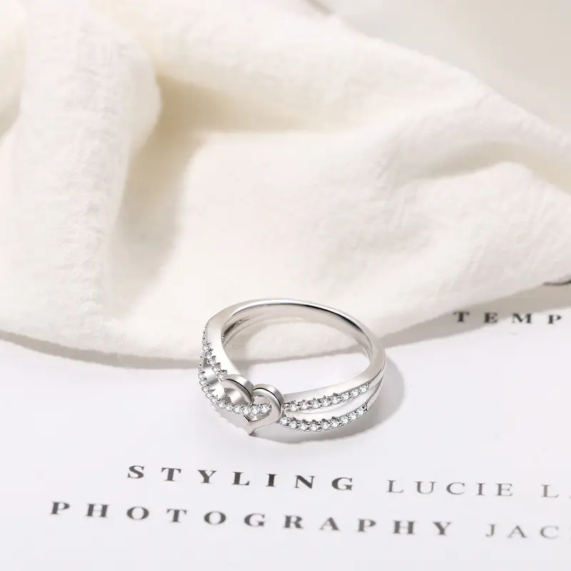 Infinity Heart Promise Ring