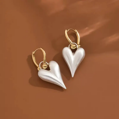 Heart Hoop Earrings