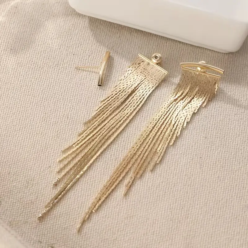 Irregular Tassel Drop Earrings